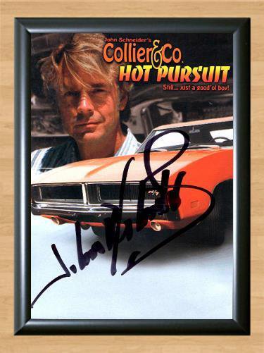 John Schneider's Collier & Co. Hot Pursuit Signed Autographed Photo Poster Print Memorabilia A3