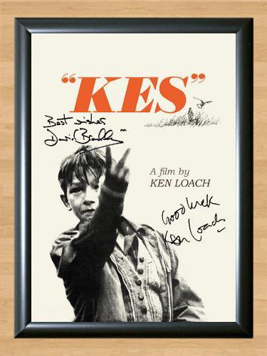 Kes Billy David Bradley Ken Loach Signed Autographed Photo Poster Print Memorabilia A3