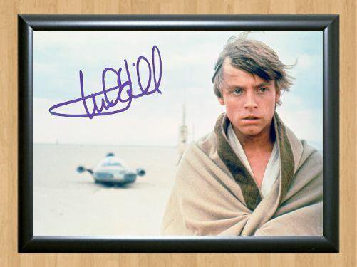 Luke Skywalker Mark Hammill Signed Autographed Photo Poster Print Memorabilia A3