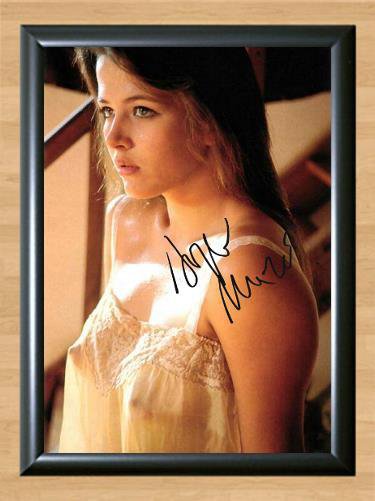Marceau Sophie Pose Nude Signed Autographed Photo Poster Print Memorabilia A3