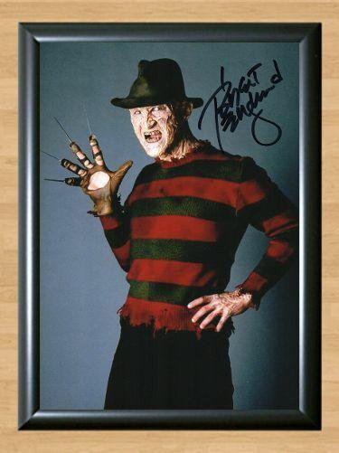 Robert Englund Freddy Krueger HW Signed Autographed Photo Poster Print Memorabilia A3