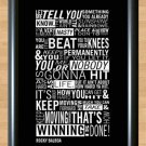 Rocky  Quote Retro Sylvester Stallone Decor Photo Poster Picture Print A3