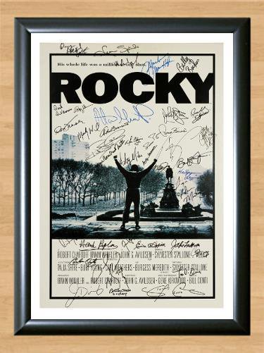 Rocky  Sylvester Stallone Boxers Signed Autographed Photo Poster Print Memorabilia A3