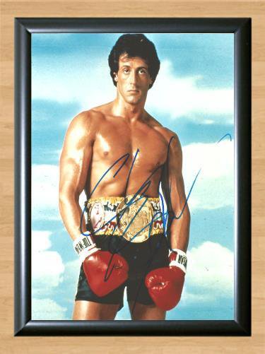 Rocky Sylvester Stallone Signed Autographed Photo Poster Print Memorabilia A3