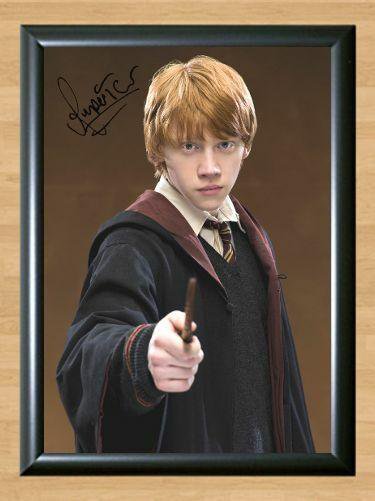 Ron Weasley Harry Potter Rupert Grint 2 Signed Autographed Photo Poster Print Memorabilia A3
