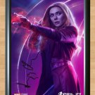 Scarlet Witch Elizabeth Olsen Avengers Infinity War Signed Autographed Photo Poster Memorabilia A3