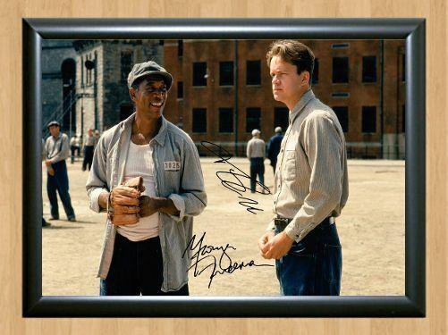 Shawshank Redemption Morgan Freeman Signed Autographed Photo Poster Print Memorabilia A3