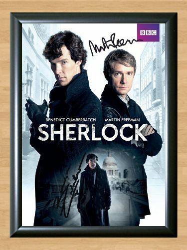 Sherlock Martin Freeman Signed Autographed Photo Poster Print Memorabilia A3