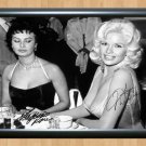 Sophia Loren Jayne Mansfield Signed Autographed Photo Poster Print Memorabilia A3