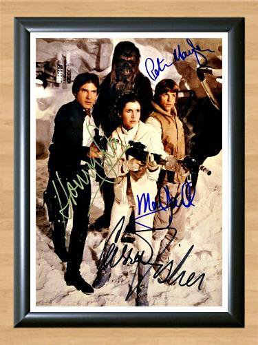 Star Wars The Empire Strikes Back Cast Signed Autographed Photo Poster Print Memorabilia A3