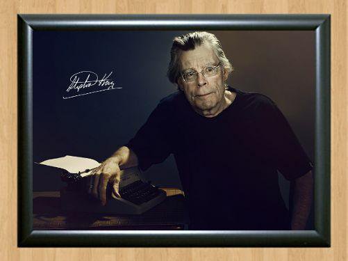 Stephen King The Shining Carrie Mist Misery Signed Autographed Photo Poster Print Memorabilia A3
