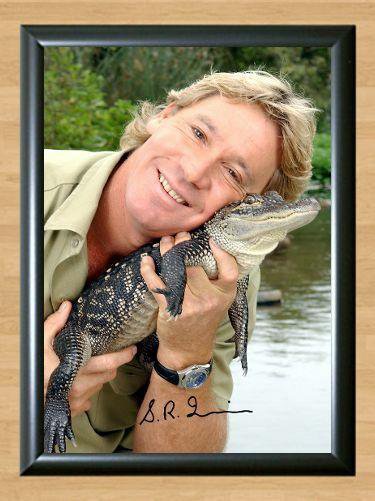 Steve Irwin The Crocodile Hunter Nature Signed Autographed Photo Poster Print Memorabilia A3