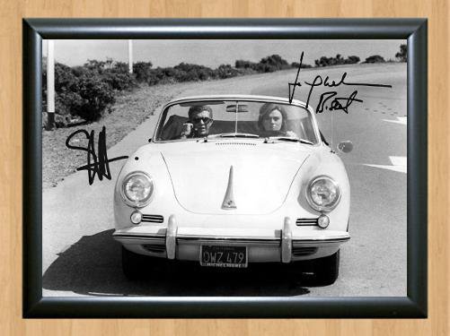 Steve McQueen Jacqueline Bisset Signed Autographed Photo Poster Print Memorabilia A3