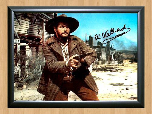 The Good Bad Ugly Eli Wallach Signed Autographed Photo Poster Print Memorabilia A3