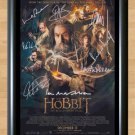 The Hobbit Desolation of Smaug Cast x7 Signed Autographed Photo Poster Print Memorabilia A3