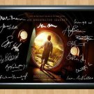 The Hobbit Full Cast x9 Lord Of Ring Signed Autographed Photo Poster Print Memorabilia A3