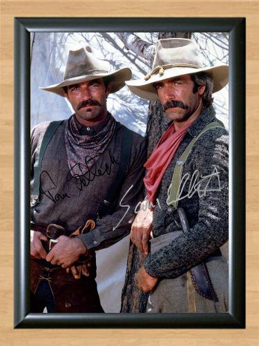 The Sacketts Tom Selleck Sam Elliott Signed Autographed Photo Poster Print Memorabilia A3