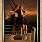 Titanic Kate Winslet Leonardo Di Caprio Signed Autographed Photo Poster Print Memorabilia A3