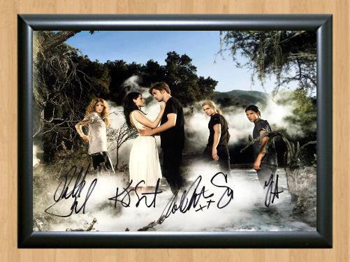 Twilight Robert Pattinson Cast Signed Autographed Photo Poster Print Memorabilia A3