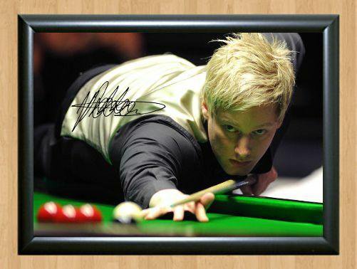 Neil Robertson Snooker Masters World Signed Autographed Photo Poster Print Memorabilia A3