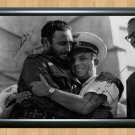 Fidel Castro Yuri Gagarin  Signed Autographed Photo Poster Print Memorabilia A4