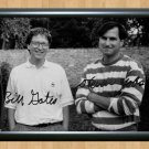 Steve Jobs Bill Gates Tech  Signed Autographed Photo Poster Print Memorabilia A4