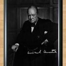 Winston Churchill Signed Autographed Photo Poster Print Memorabilia A4