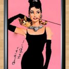 Audrey Hepburn Sexy Pink Fashion Dress Signed Autographed Photo Poster Print Memorabilia A4