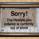 Banksy Sorry  Print Poster Photo Wall Decor Picture Graffiti Street Art A4
