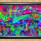 Psychedelic Trippy Funky Landscape Audio Video Visulization  Photo Print 1 A4