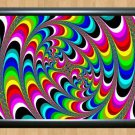 Psychedelic Trippy Funky Pattern Audio Video Visulization  Photo Print 15 A4