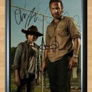 Andrew Lincoln Chandler Riggs Rick Carl Grimes Signed Autographed Photo Poster Print Memorabilia A4
