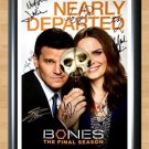 Bones Cast Signed Autographed Photo Poster Print Memorabilia A4