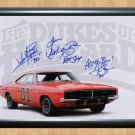 Catherine Bach Tom Wopat Dukes of Hazzard Signed Autographed Photo Poster Print Memorabilia A4