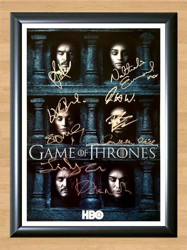 Game of Thrones Cast Signed Autographed Photo Poster Print Memorabilia A4