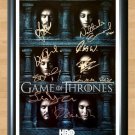 Game of Thrones Cast Signed Autographed Photo Poster Print Memorabilia A4