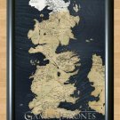Game Of Thrones Map Winterfell Westeros King's Landing Wall Print Poster A4