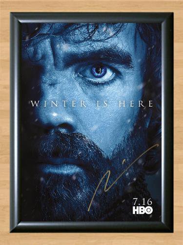 Game of Thrones Peter Dinklage S7 Signed Autographed Photo Poster Print Memorabilia A4