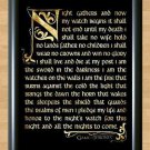 Game of Thrones Watcher on The Wall Knights Watch Poem Oath Print Poster A4