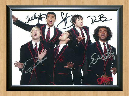Glee Dalton Warblers cast Signed Autographed Photo Poster Print Memorabilia A4