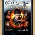 Merlin Cast Bradley James Colin Morgan Signed Autographed Photo Poster Print Memorabilia A4