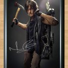 Norman Reedus Daryl Dixon The Walking Dead Signed Autographed Photo Poster Print Memorabilia A4