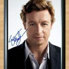 The Mentalist Simon Baker Signed Autographed Photo Poster Print Memorabilia A4