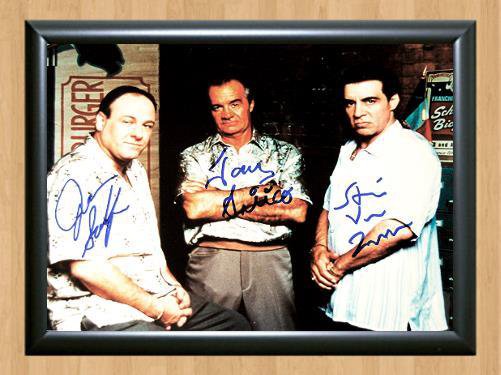 The Sopranos Cast Signed Autographed Photo Poster Print Memorabilia A4