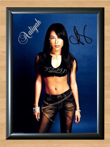 Aaliyah One In A Million Signed Autographed Photo Poster Print Memorabilia A4