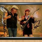 Angus Young Brian Johnson AC DC Signed Autographed Photo Poster Print Memorabilia A4