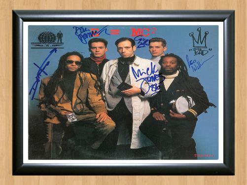 Big Audio Dynamite Band Signed Autographed Photo Poster Print Memorabilia A4