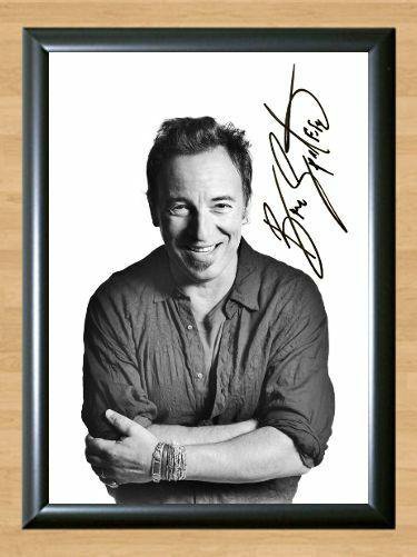 Bruce Springsteen Born To Run Signed Autographed Photo Poster Print Memorabilia A4