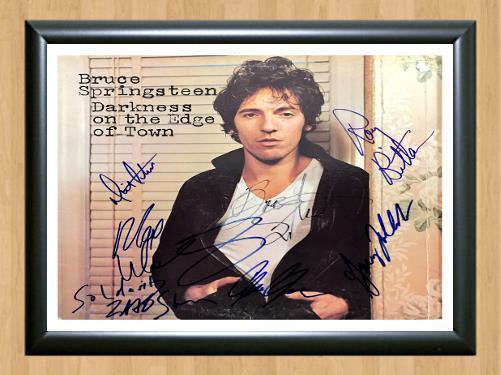 Bruce Springsteen The E-Street Band Signed Autographed Photo Poster Print Memorabilia A4