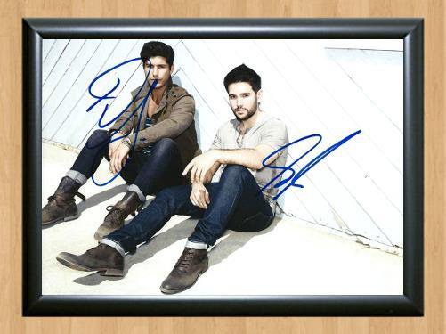 Dan + Shay Smyers Mooney Signed Autographed Photo Poster Print Memorabilia A4